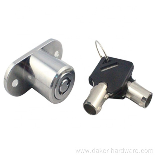 Small disc silver keyless cam lock